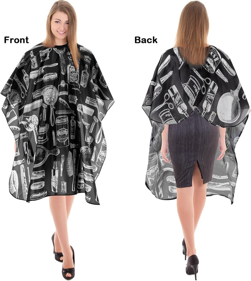 Foaincore 12 Pcs Shampoo Capes for Salons Waterproof Barber Capes for Hair Stylist 59" x 47" with Adjustable Snap Closure - Image 4